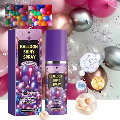 Balloon Shine Spray 30ml Instant High Shine Long Lasting Party Decoration Spray for Birthday Wedding