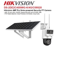 Hikvision DS-2DE2C400IWG-K/4G/C09S20 Hikvision 4MP Pro Solar-powered Security PT Camera - 4G Camera