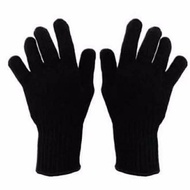 Plain Black Gloves Black Knitted Gloves Motorcycle Gloves/