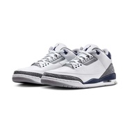 Air Jordan 3 Retro Midnight Navy 白灰午夜藍 爆裂紋 CT8532-140/DM0967-140