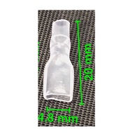 P&T power shop ปลอกหุ้มหางปลา PVC แบบเสียบ 6.3มม 4.8มม. 2.8มม.  ขายแยกเป็นห่อ ห่อละ20ชิ้น