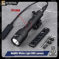 ไฟฉายยุทธวิธี Surefir SF M600 M600U ไฟ LED สีขาว ไฟส่องทางสำหรับล่าสัตว์ อุปกรณ์เสริม ฐานออฟเซ็ตสำหร