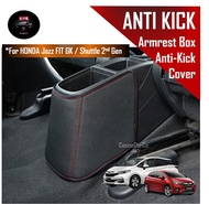 🔥SG SELLER🔥Honda Jazz FIT GK3 GK5 Shuttle Armrest Anti Kick Scratch Protector Leather Cover Pad