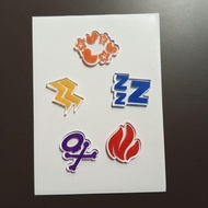 Pokemon TCG Marker Counter Token Package Complete Vstar, Ability, HFS Status