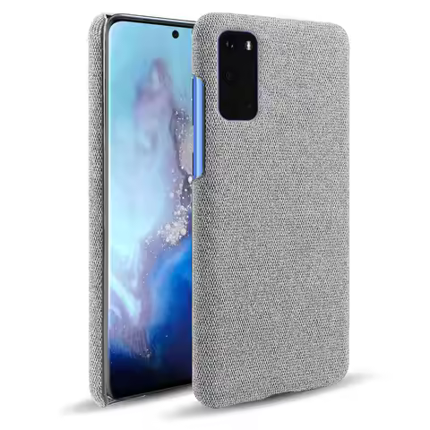 Cloth Cases For Samsung Galaxy S20 Case S20 FE Plus Ultra Slim Retro Cloth Hard Phone Cover For Sams