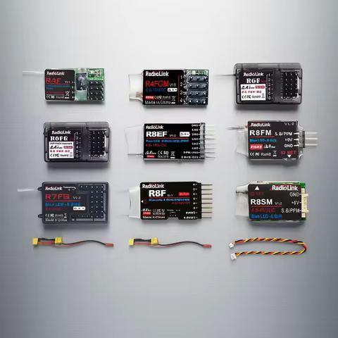 Radiolink 2.4GHz R7FG R8FG R4FGM R6FG R6F RC Receiver Gyro Inside for RC Car Boat Work for Transmitt