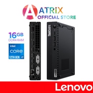 【Pre-Order】ThinkCentre M90q Gen 3 | 11U50035SG | i7-12700T | Intel UHD | 16GB RAM | 512GB SSD | Win1
