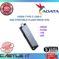 Adata UE800 1TB / 512GB / 256GB / 128GB Type-C USB-C Solid State Drive Portable Flash Drive OTG