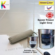 EPOXY undercoat / Epoxy Primer  ( 1L ) TILES & CERAMIC HEAVY DUTY PRIMER FLOOR FEDERAL LIGHT GREY LA