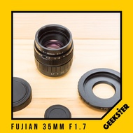 Fujian 35mm f1.7 ✨ สำหรับกล้อง Mirrorless ( FUJI / OLYMPUS / SONY / PANASONIC / CANON / NIKON ) ( เล