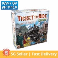 Ticket to Ride Europe Board Game | Family Board Game | Board Game for Adults and Family | Train Game |2 to 5 player