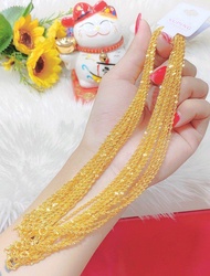 Dây Chuyền Nữ Mạ Vàng 18k Mẫu Xu.Ping Xinh Đẹp - Lokalo - Mang Y Vàng Thậ.t - Dễ Phối Thời Trang - H