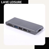 LaVe Leisure - Type-C六合一擴展器 USB-C轉HDMI 讀卡器
