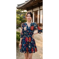 VINJUST 44.5 MAISON TARA POLY MIDI DRESS BRANDED DRESS FANCY DRESS CASUAL DRESS