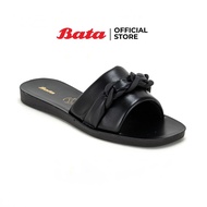 Bata บาจา รองเท้าแตะส้นแบนแฟชั่น แบบสวม ดีไซน์เก๋ สวมใส่ง่าย สำหรับผู้หญิง รุ่น OLIVIA สีดำ 5316064 สีเบจ 5318064