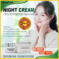 (A2) cream malam pemutih - wajah glowing 3 hari Skincare viral tik tok paling ampuh 1 paket lengkap
