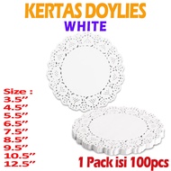 Paper Doilies White Lace Paper Doilies | Beautiful Decorative Cupcake Cake Base