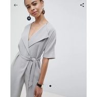 ASOS jumpsuit plus Gray UK 14 Second Hand