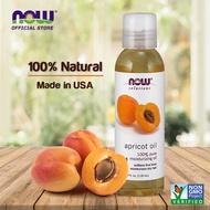 NOW FOODS Solutions, Apricot Kernel Oil, Hair Moisturizer, Rejuvenating Skin Oil, Softens Fine Lines, 4-Ounce (118ml)