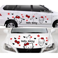 Hello KITTY Car STICKER CUTTING STICKER BODY HELLO KITTY Car