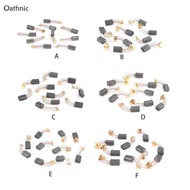 Oathnic 10 Pieces Carbon Brush Replacement Carbon Brushes Part for Ma kita 1900B 3701 3703 J1Z-F03-1