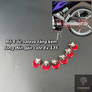 Salaya snail Combo with Ex 135 chain cover, 4 numbers and 5 numbers, free red dragon temple