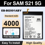 NOHON EB-BG991ABY Battery For Samsung Galaxy S21 5G SM-G991B/DS G991U Phone Batteries 3880mAh