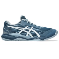 ASICS :  GEL-TACTIC 12 UNISEX CPS ชายหญิง รองเท้าสำหรับกีฬาในร่ม ของแท้ หน้ากว้าง 2E VINTAGE INDIGO/