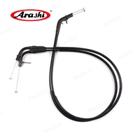 Halloween Arashi Motorcycle Accessories Throttle Clutch Cables Stainless Lines for KAWASAKI Z1000 20