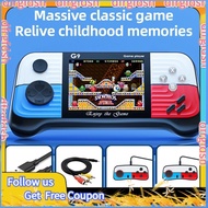 【D&F】G9 Video Game Console+2 Handle 3.0 Inch Gamepad Built-In 666 Game Players Controller Support fo