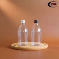 HS 300ML Screw Bottle natural - 24 Neck Aluminum Screw Cap Bottle/ 300mlPLASTIK PET 300ml Screw Bott