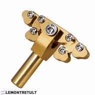 LEMONTRETULT Guitar Presser, Brass Brass Color Fret Press Tool, Professional Fret Repair Tool For Fr