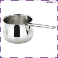 Stainless Steel Milk Pot Butter Warmer Pan Small Saucepan With Pour