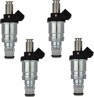 4pcs Fuel Injectors Replacement for 1998-2002 Honda Accord EX DX 3.0L 2.3L Civic 1.6L Odyssey 3.5L 1