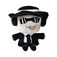 WY New Product Roblox Plush Cute Black Suit Doll Chance Plush Plush Toy
