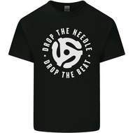 Drop The Needle Dj Turntable Decks Vinyl T-Shirt Childrens