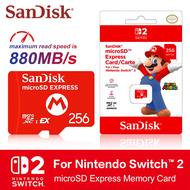 SanDisk microSD Express Card for Switch 2 microSDXC EX Memory Card 128GB-2TB Up to 880Mb/s Professio