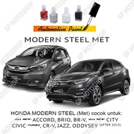 (100% ORIGINAL) CAT OLES PENGHILANG BARET MOBIL HONDA MODERN STEEL METALIC ABU-ABU METALIK JAZZ MOBI