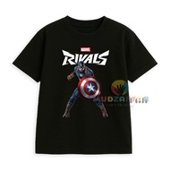 CAPTAIN AMERICA MARVEL RIVALS KIDS T-SHIRT MARVEL RIVALS CAPTAIN AMERICA KIDS T-SHIRT