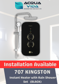 [Installation]707 Kingston instant heater with rain shower in black