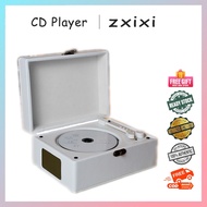 Portable Suitcase CD Player Bluetooth Speaker Portable Home Audio Boombox With Remote Control