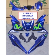 Rapido Cover Set Yamaha Y15ZR V1 V2 Movistar Blue Color Accessories Motor Y15 Ysuku Y15ZR