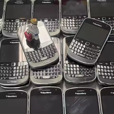 Original Blackberry 9900 Mobile Cell Phone QWERTY Keyboard GSM 2G 3G Network 2.8" Touch Screen WiFi 