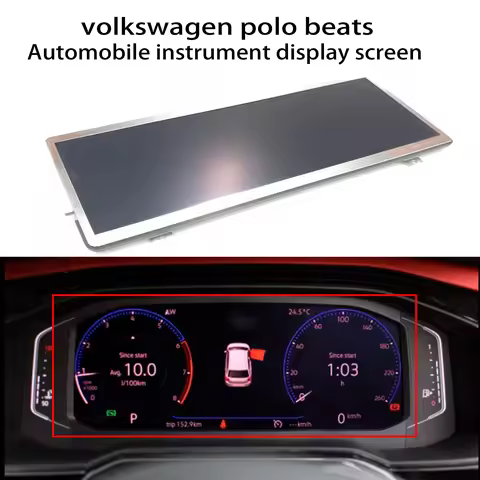 LCD DISPLAY Automobile instrument Virtual Cockpit For Volkswagen Polo AW Instrument Cluster Display