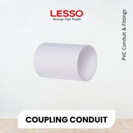 LESSO Conduit Coupling - Sock Fitting Conduit Pipe dn16/dn20 Socket Connection - White