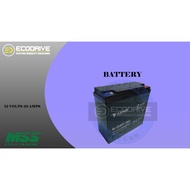 ECODRIVE Moto Battery Accessories BATTERY  12VOLTS 20AMPS Moto Batteries &amp; Accessories Motorcycle ATV Parts