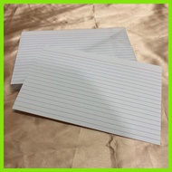 ◺ ◫ INDEX CARD WHITE (1/8)3X5 , (1/4)4X6 , (1/2)5X8  - 1PACK(100PCS)
