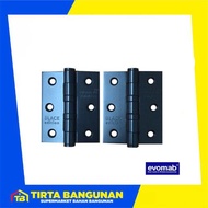 EVOMAB ENGSEL MHJY 4 X 3 X 3 4BB BLACK STAINLESS/ ENGSEL PINTU/JENDELA