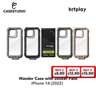 Bitplay Wander Case for iPhone 14 (2022) with Sticker Pack