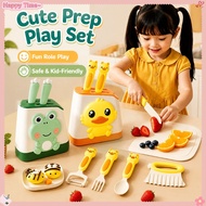 Kids Knife Chopping Board Kitchen Pretend Play Toys Set 9Pcs Safety Knive Cutting Board Toy Gift